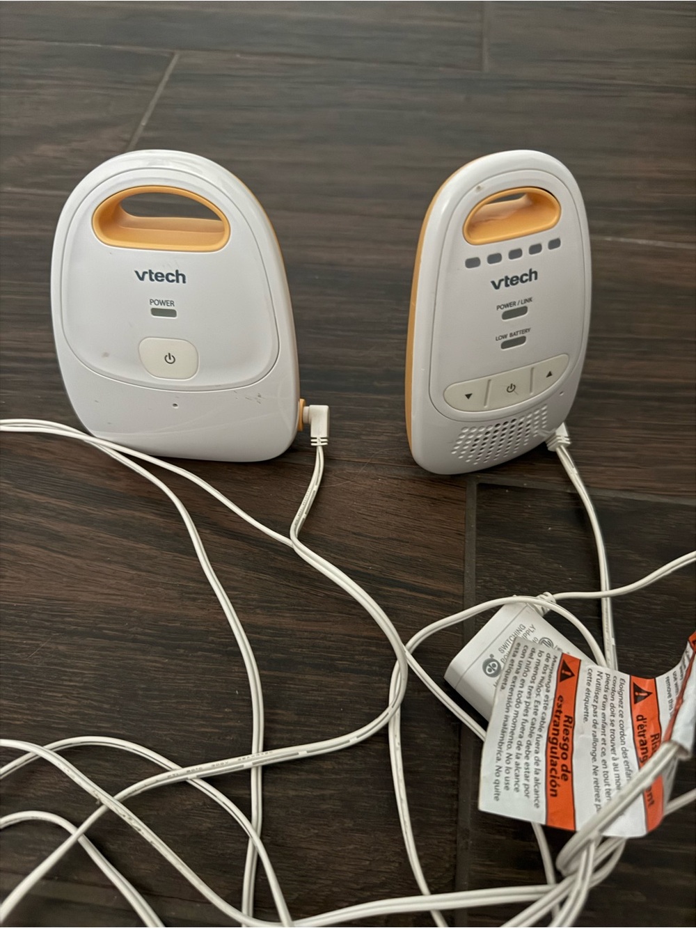 VTech White & Yellow Baby Monitor Pair - VTech